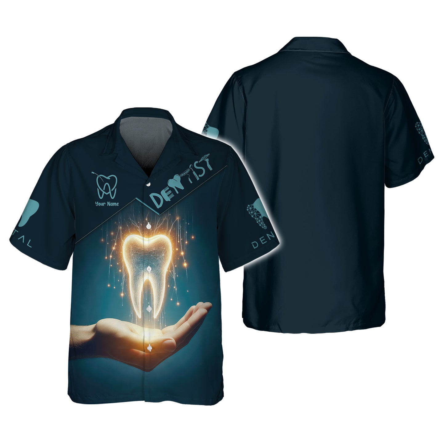 Dentist Clinic Custom T-Shirts Dental Technology 3D Shirt