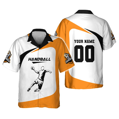 Zipper Hoodie Handball Jersey CusTom T-Shirts Person Throwing The Ball With Hands In The Air 3D Shirt