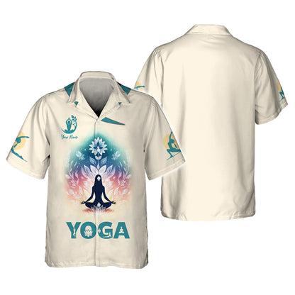 Zipper Hoodie Woman Doing Yoga In Nature 3D Shirt Relax And Practice Yoga  Custom T-Shirts