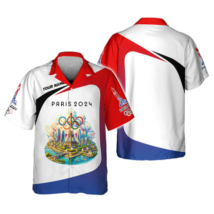 Olympic Custom T-Shirts Road To Paris 2024 3D Shirt