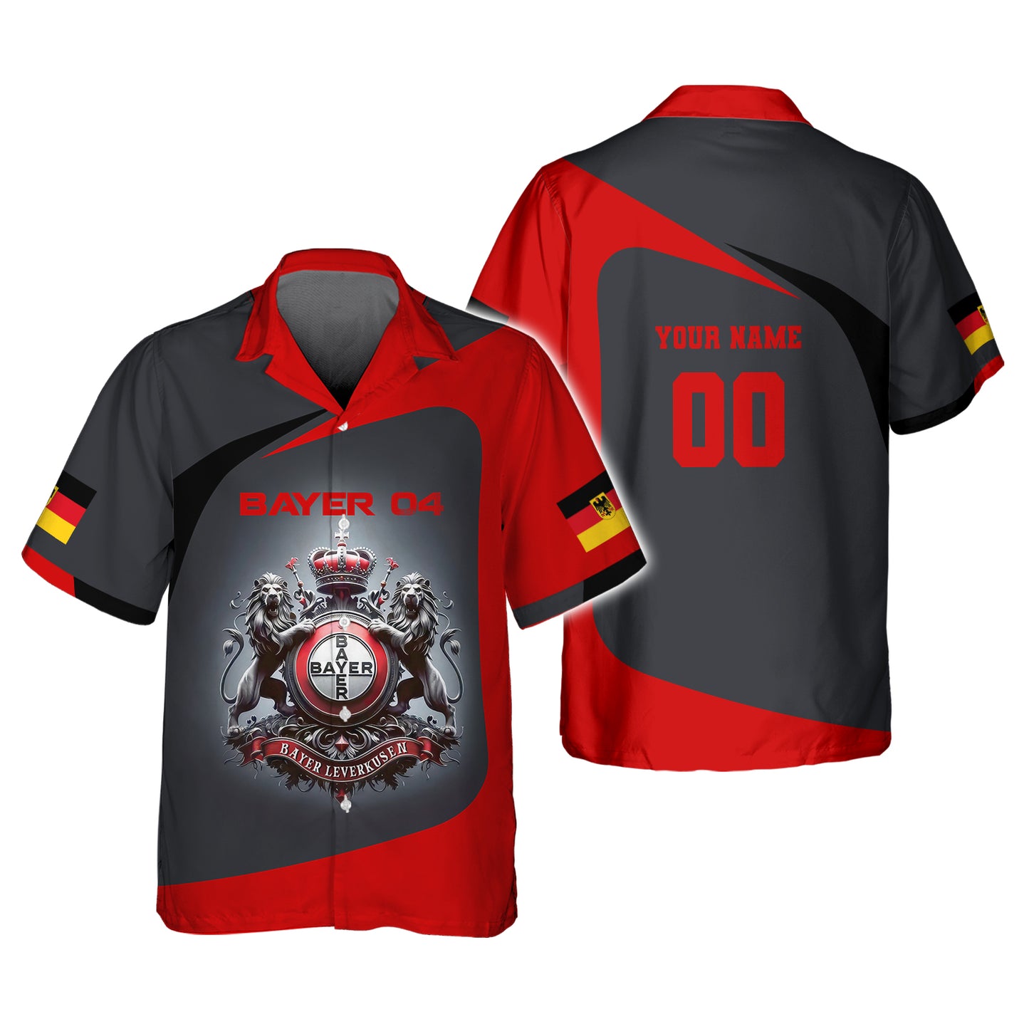 Bayer 04 Leverkusen Custom T-Shirts German Football Lovers 3D Shirt