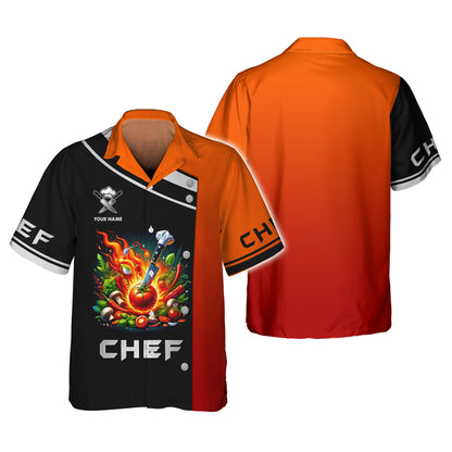 Chef Cooking Unisex Custom T-Shirts Gif For Chef Lover 3D Shirt