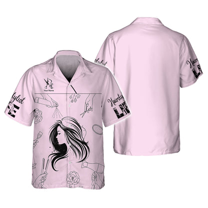 Hairdresser Tools 3D Shirt Hair Stylist Custom T-Shirts