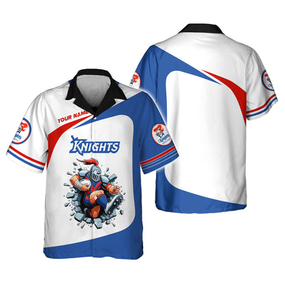 Newcastle Knights 3D Shirt Rugby Custom T-Shirts