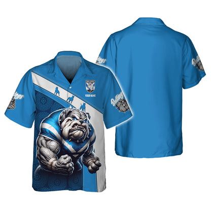 Canterbury Bankstown Bulldogs 3D Shirt Rugby Custom T-Shirts