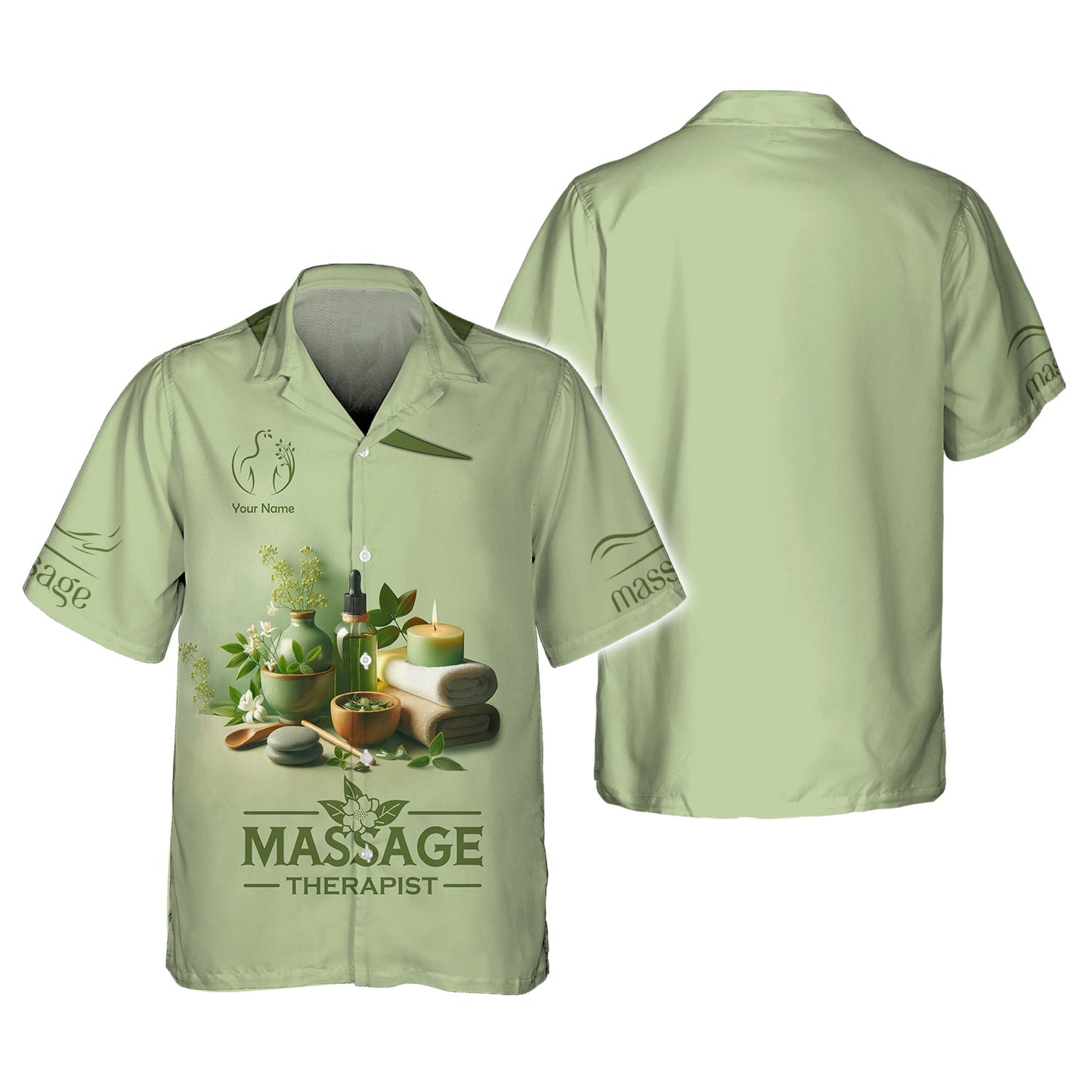 Zipper Hoodie Massage Custom T-Shirts Skin Care Spa Set Decoration Candle 3D Shirt, Hoodie