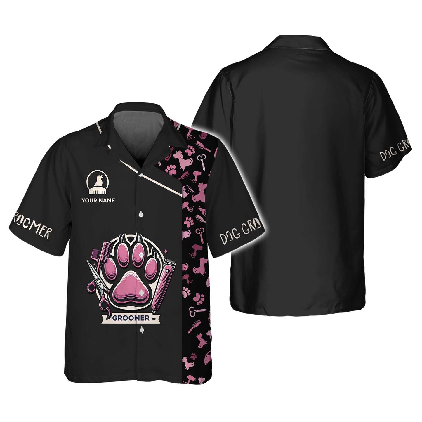 Clean Your Pet Paw 3D Shirt Groomer Custom T-Shirts