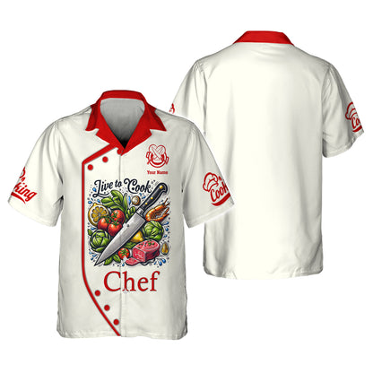 Unisex Knives Cooking Chef Custom T-Shirts Gif For Chef Lover