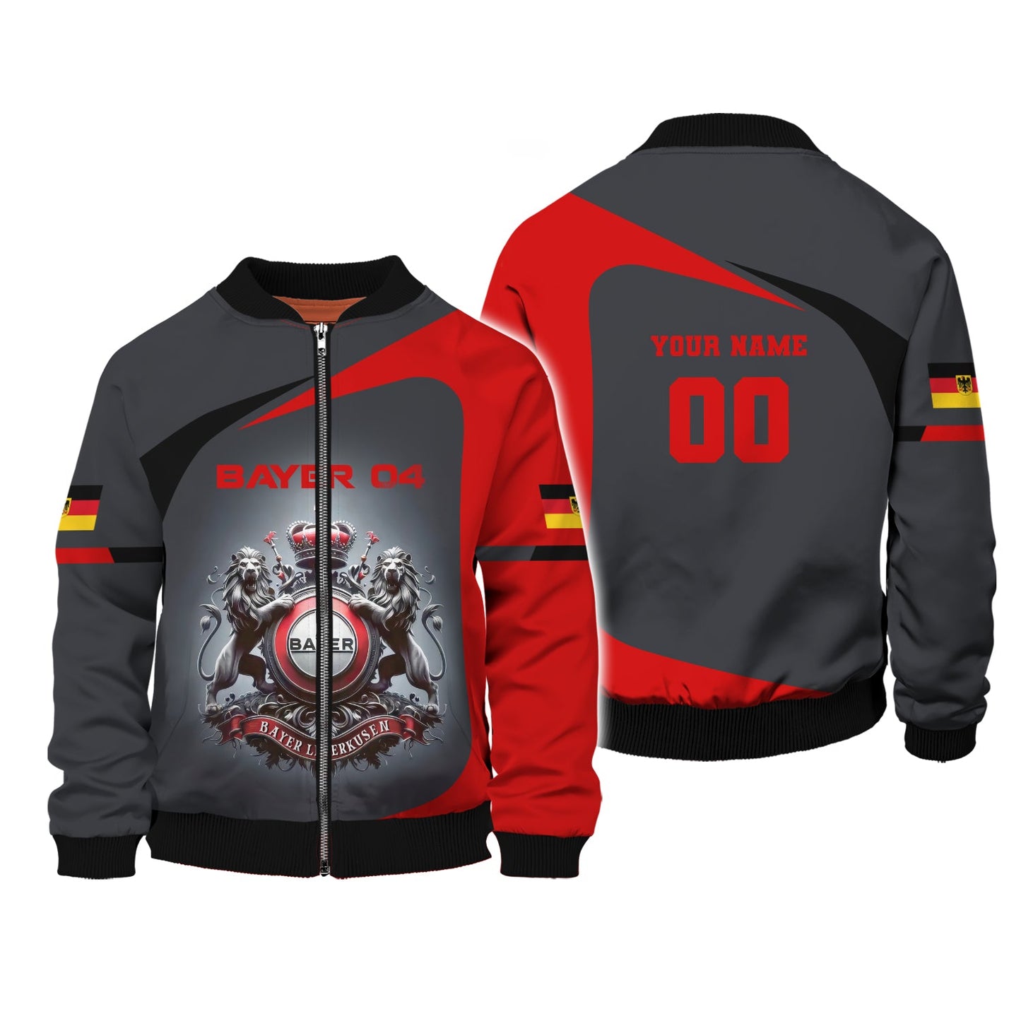 Zipper Hoodie Bayer 04 Leverkusen Custom T-Shirts German Football Lovers 3D Shirt