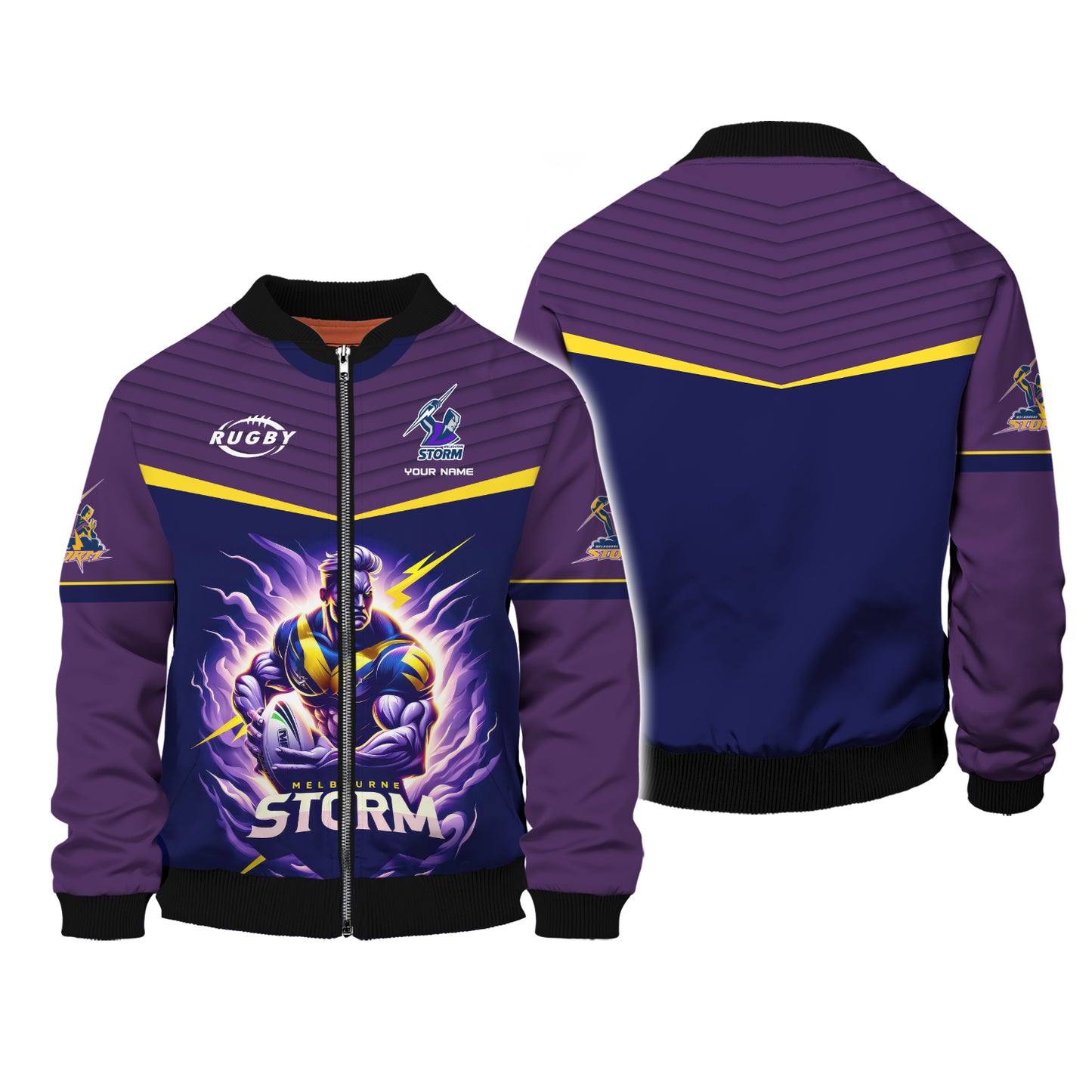 Melbourne Storm 3D Shirt Rugby Custom T-Shirts