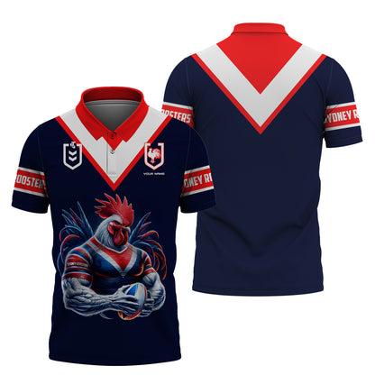 Rugby Lover Custom T-Shirts Sydney Roosters 3D Shirt