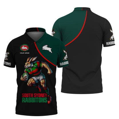 Rugby 3D Shirt South Sydney Rabbitohs Custom T-Shirts