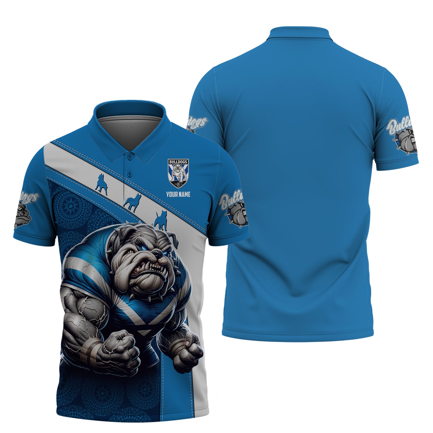 Canterbury Bankstown Bulldogs 3D Shirt Rugby Custom T-Shirts