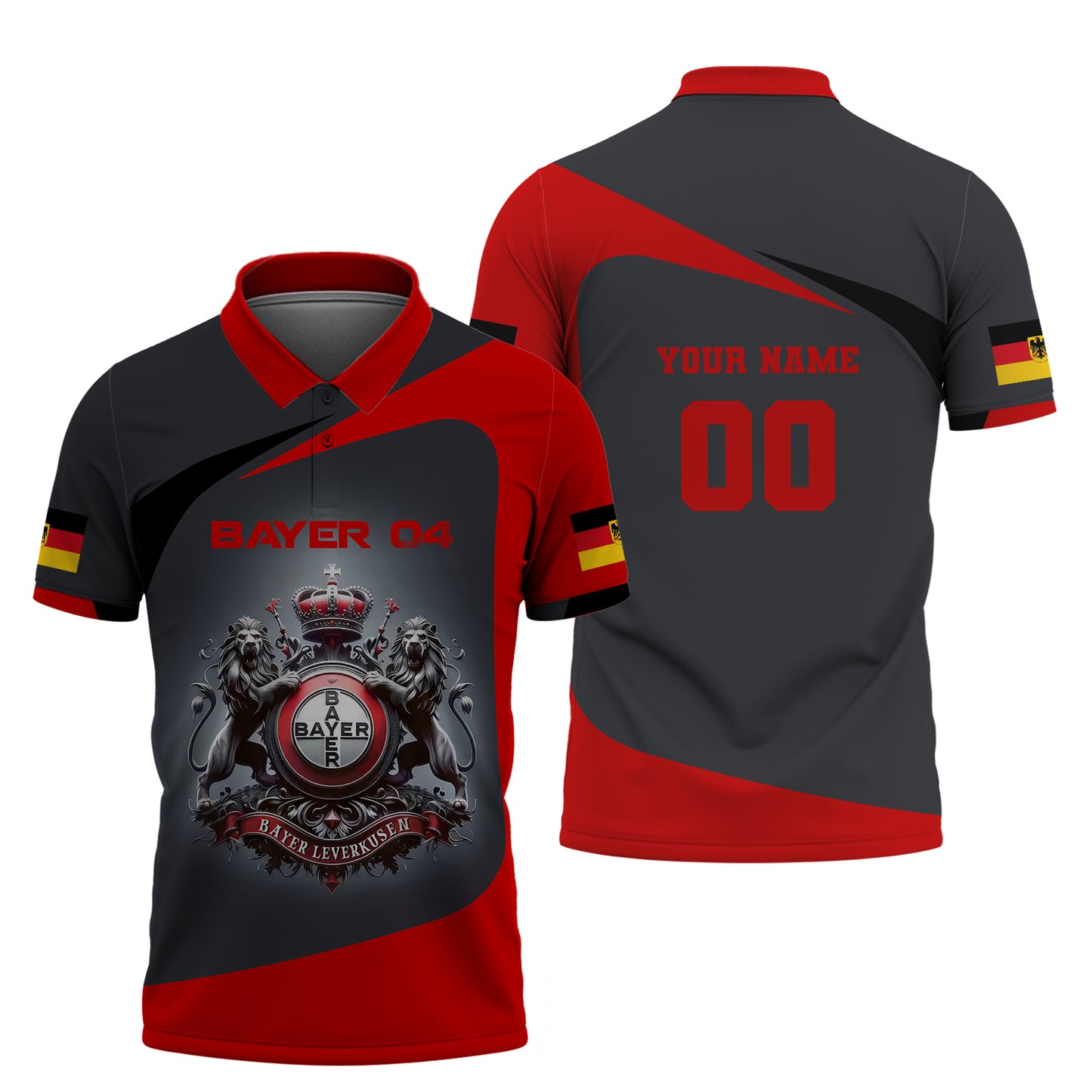 Bayer 04 Leverkusen Custom T-Shirts German Football Lovers 3D Shirt