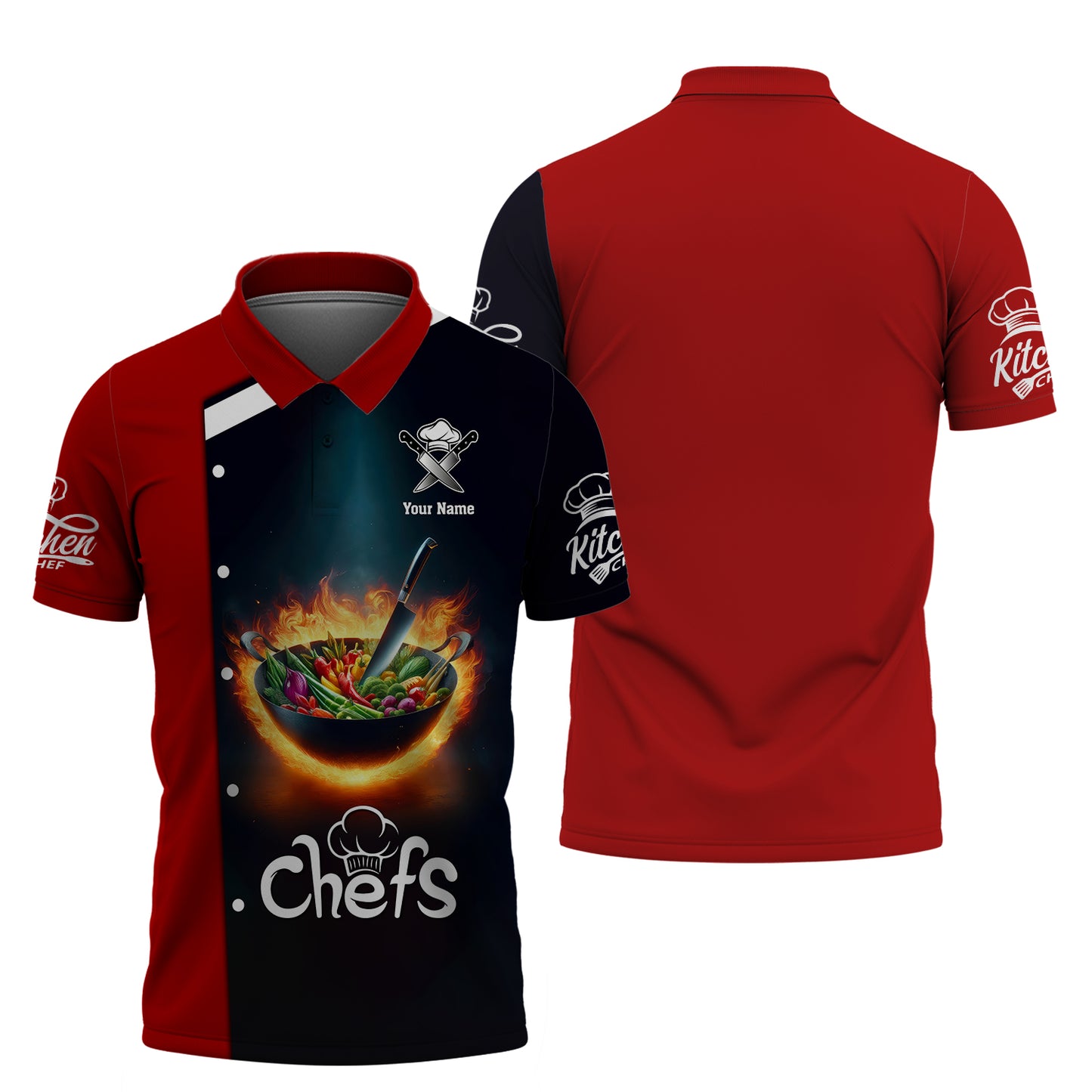 Unisex Chef, Cooking Chef Custom T-Shirts Gif For Chef 3D Shirt