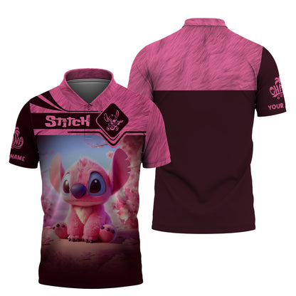 Pink Stitch 3D Shirt Disney Custom T-Shirts