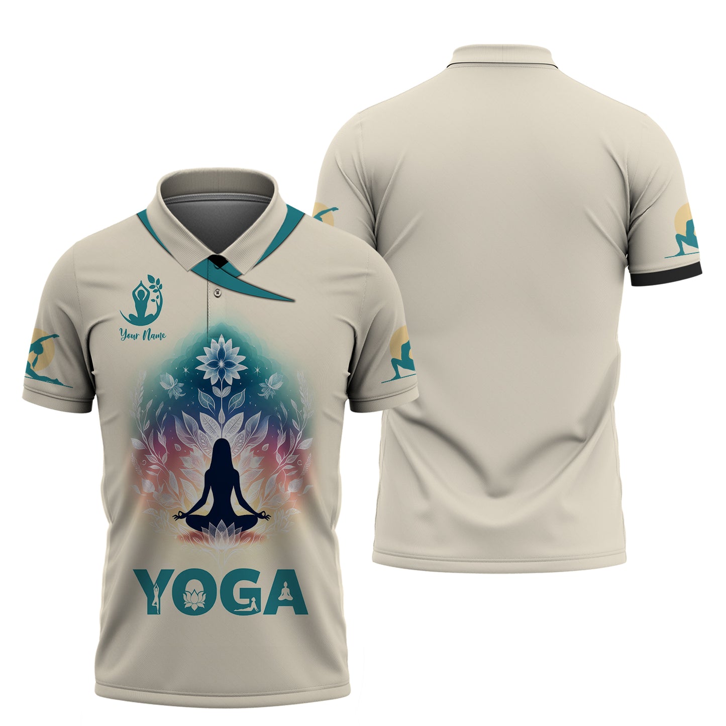 Woman Doing Yoga In Nature 3D Shirt Relax And Practice Yoga Custom T-Shirts