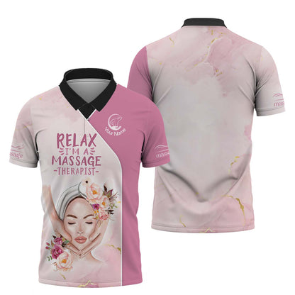 Zipper Hooodie Skin Care Relax 3D Shirts Massage Spa Beauty Custom T-Shirts