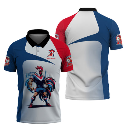 Sydney Roosters 3D Shirt Rugby Custom T-Shirts