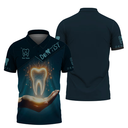 Dentist Clinic Custom T-Shirts Dental Technology 3D Shirt