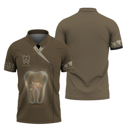 The Tooth Surface Glows 3D Shirts Gif For Dental, Cosmetic dentistry Custom T-Shirts