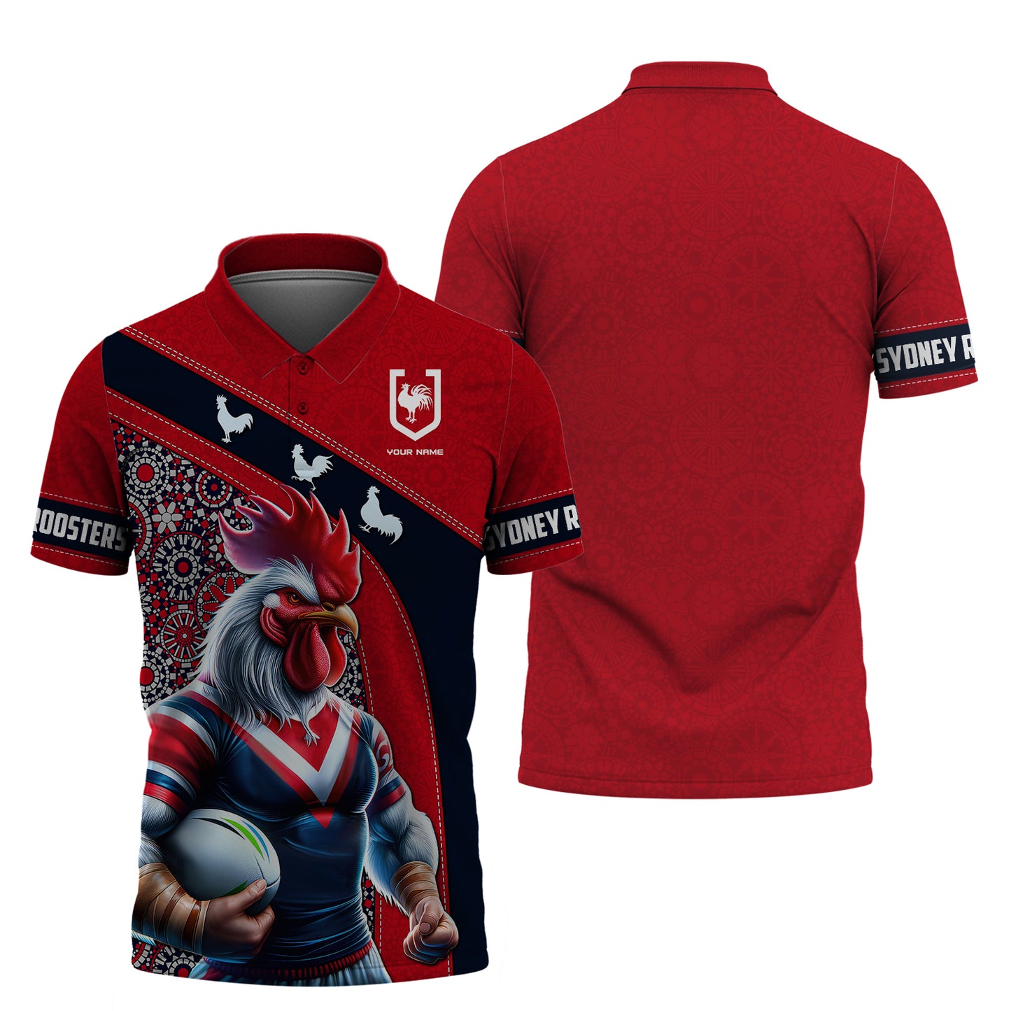 Personalized T-Shirt Sydney Roosters Custom T-Shirts Rugby Lover 3D Shirt