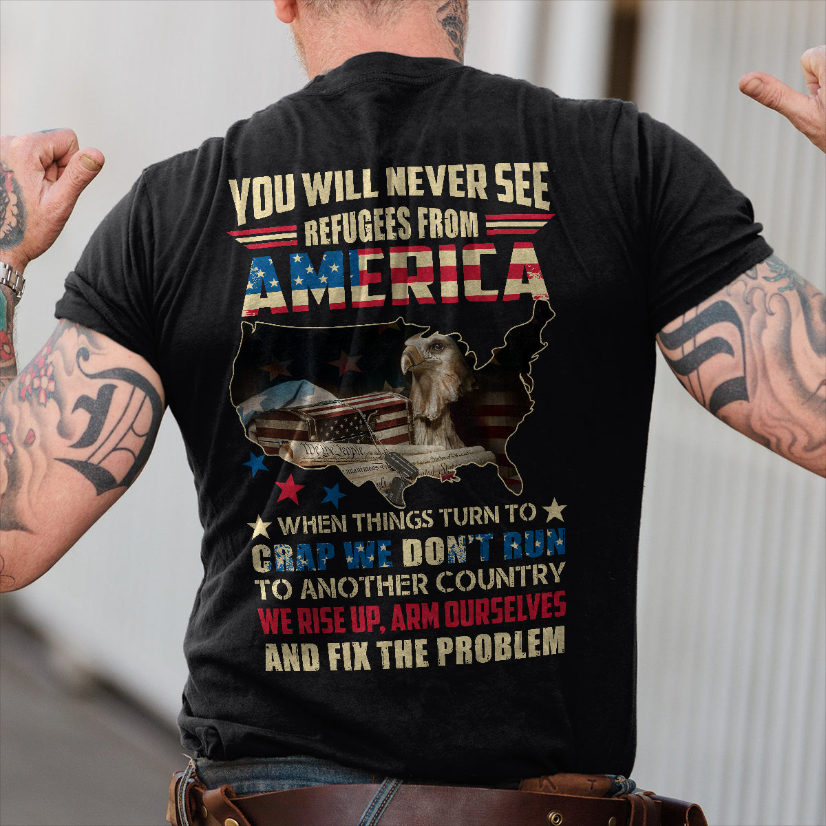 You Will Never See Refugees From Shirt