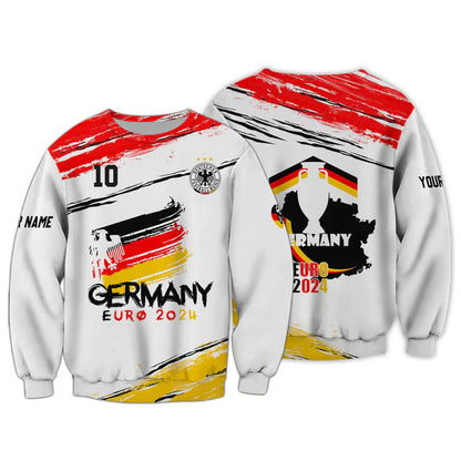 Unisex Shirt - Custom Name Shirt, Germany National Team Euro 2024 Shirt