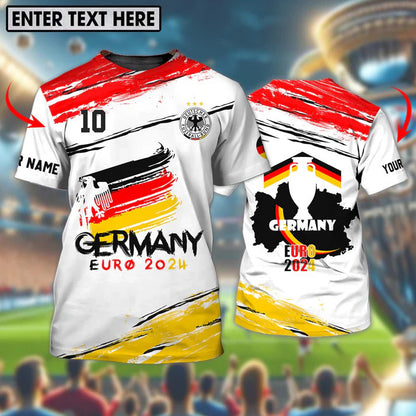 Unisex Shirt - Custom Name Shirt, Germany National Team Euro 2024 Shirt