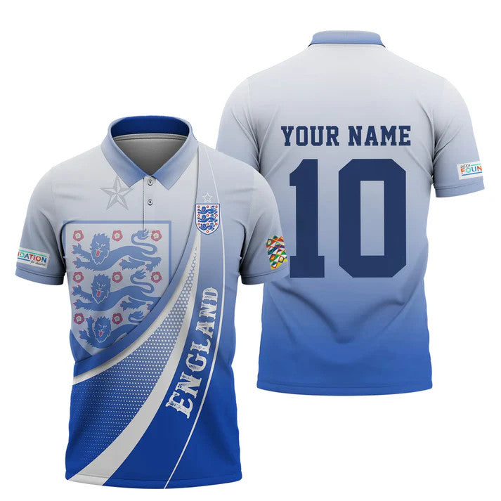 Unisex Shirt - Custom Name And Number, England Euro 2024 Shirt